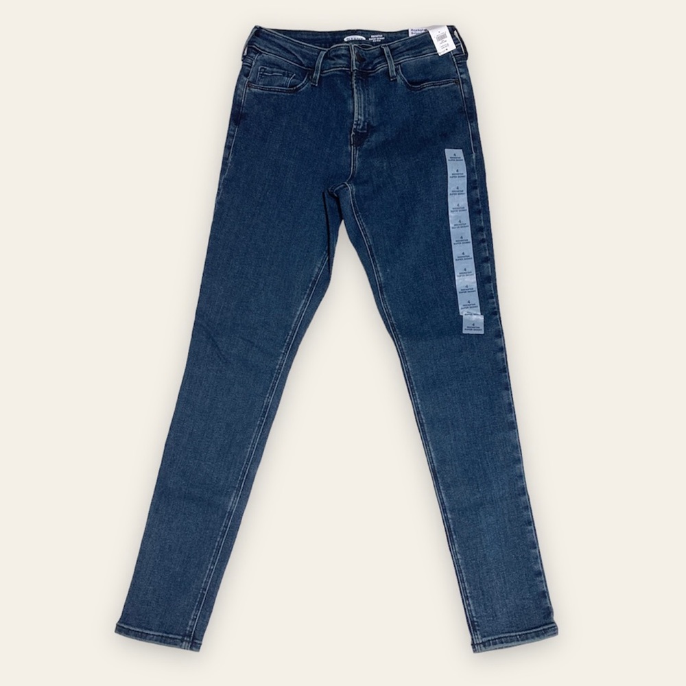 NWT Old Navy Mid-Rise Rockstar Super Skinny Jeans